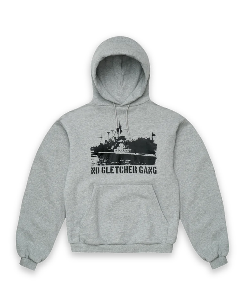 'LOGO' Hoodie, grey melange